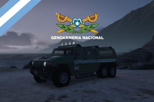 Camioneta Hummer + Uniforme Gendarmeria Nacional [Add-On | FiveM] Argentina
